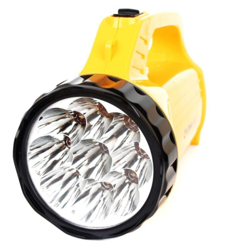 Фонарь аккумуляторный LED3819CSM 9LED + 12SMD 2 режима аккум. SLA 220В желт. Ultraflash 12102/12860 фото 12