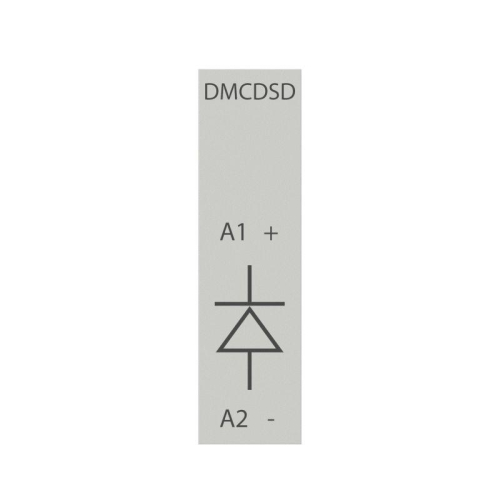 Ограничитель перенапряжений для миниконтакторов DMC и реле DCR с диодом 12-600VDC YON DMCDSD600 фото 2