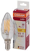 Лампа светодиодная филаментная LED STAR CLASSIC BW 40 4W/827 230V FIL FS1 E14 OSRAM 4058075055391