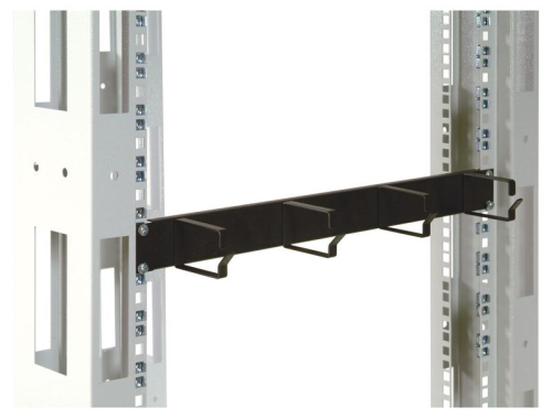 Органайзер кабельный горизонтальный ГКО-4.62-9005 1U Ш=19дюйм Г=85мм односторон. кольца ЦМО 1132351 фото 2