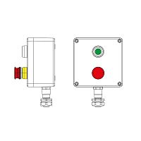 Пост управления взрывозащищенный из полиэстера CPE-P-05-(1xP1G(11)-1xP3E(11))-1xKAEPM2MHK-20(C)1Ex d e IIC Т5 Gb / Ex tb IIIC T95град.CDb IP66/КЗ DKC 2231.051.22.11B