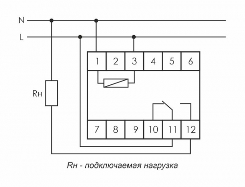 Реле времени PCA-512 8А 230В 1 перекл. IP20 задержка выключ. монтаж на DIN-рейке F&F EA02.001.001 фото 3