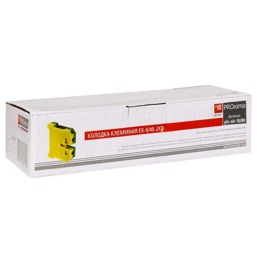 Колодка клеммная ЕК-16/80 JXB земля EKF plc-ek-16/80 фото 2