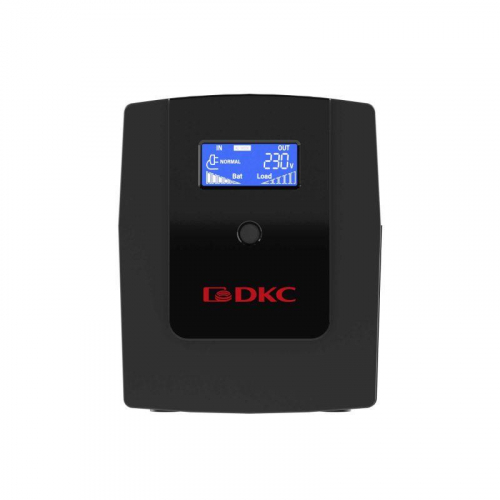 Источник бесперебойного питания ИБП Info LCD 1500В.А IEC C13 (4) USB + RJ45 DKC INFOLCD1500I фото 4