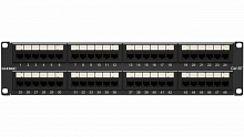 Патч-панель 19дюйм 2UCAT5E 48 портов RJ45 неэкранированная DKC RN5PPU242