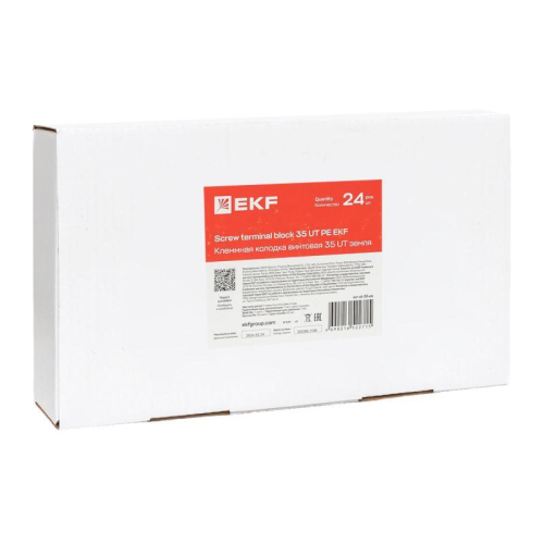 Колодка клеммная винтовая 35 UT земля EKF scr-ut-35-pe фото 5