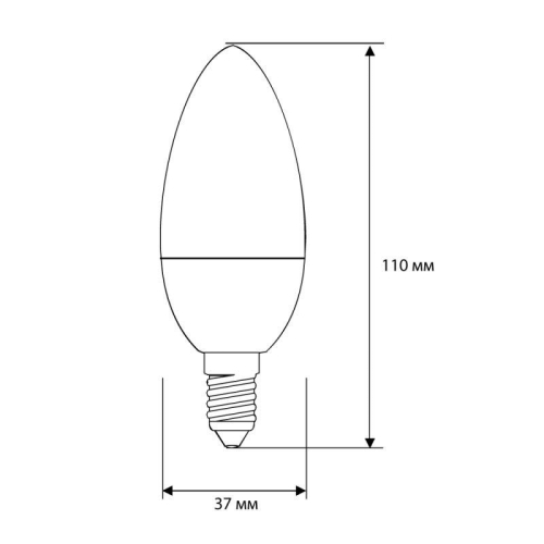 Лампа светодиодная LED10-C35/845/E14 10Вт 220В Camelion 13561 фото 2