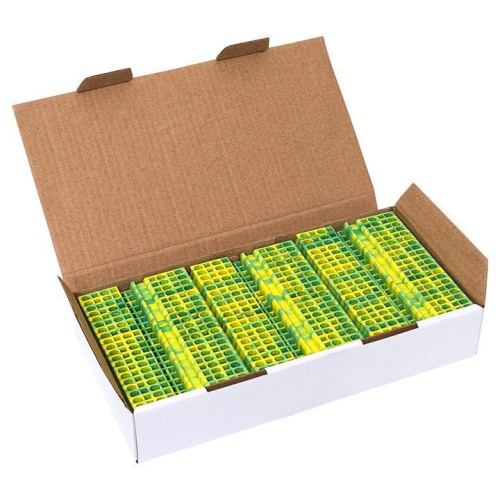 Колодка клеммная ST-2.5 земля пружинная EKF plc-jxb-st-2.5-pen фото 9