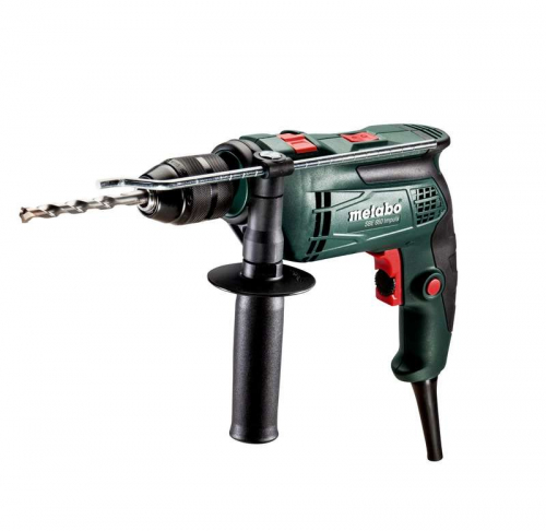 Дрель ударная SBE 650 Impuls уд. 650Вт БЗП картон Metabo 600743000