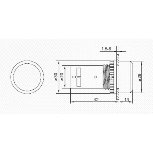 Кнопка EB22 возвратная красн. NO+NC 230 В Rexant 36-5530 фото 5