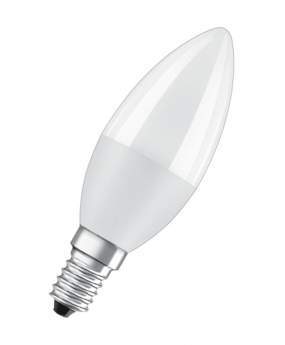 Лампа светодиодная LED Value LVCLB60 7SW/865 7Вт свеча матовая E14 230В 10х1 RU OSRAM 4058075579033