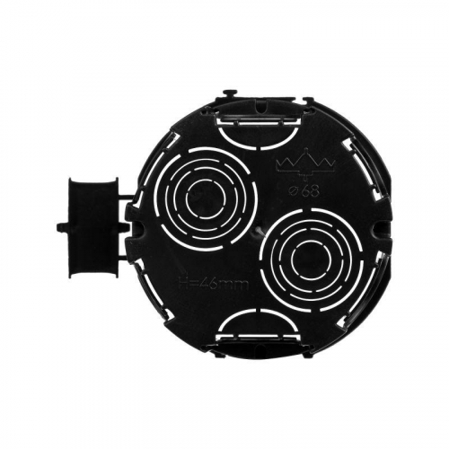 Коробка подрозеточная для сплошных стен черн. под 2 модуля безвинтов. DKC 59302 фото 2