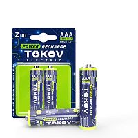 Аккумулятор AAA/HR03 1000мА.ч (блист.2шт) TOKOV ELECTRIC TKE-NMA-HR03/B2