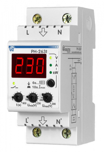 Реле напряжения PH-263 T НовАтек-Электро 3425600263т