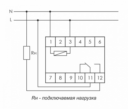 Реле времени PCR-513 8А 230В 1 перекл. IP20 задержка включ. монтаж на DIN-рейке F&F EA02.001.003 фото 2