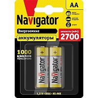 Аккумулятор AA/HR6 94 465 NHR-2700-HR6-BP2 (блист.2шт) Navigator 94465