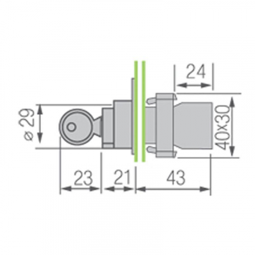 Переключатель BD32 3P с замком NO Rexant 36-5553 фото 6