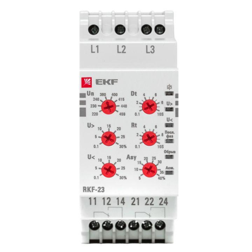 Реле контроля фаз RKF-23 EKF rkf-23 фото 10