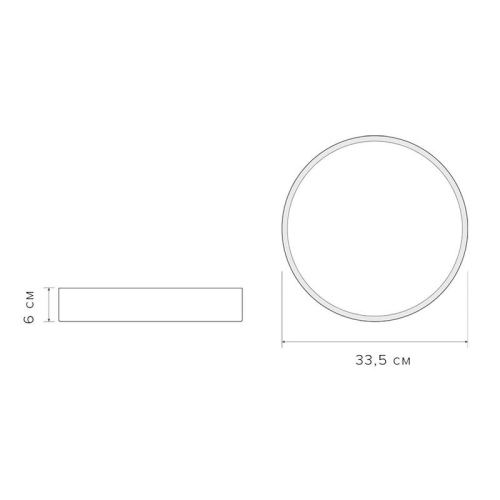 Светильник светодиодный декоративный PPB Scandic-R 24Вт 4000К IP20 настенно-потолочный бытовой WH/W JazzWay 5036932 фото 3