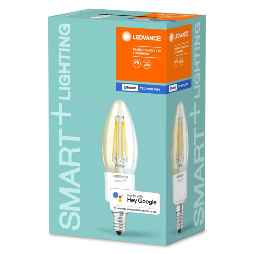 Лампа светодиодная SMART+ Filament Classic Dimmable 40 4Вт/2700К E14 LEDVANCE 4058075486102 фото 2