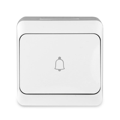 Кнопка звонка ОП Nix 10А IP54 250В бел. TOKOV ELECTRIC TKE-NX-DB-C01-IP54 фото 2