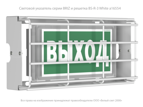 Указатель световой BS-BRIZ-10-S1-24 централиз. электропитания Белый свет a15837 фото 2