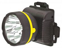 Фонарь налобный 909LED5 (5LED 1 режим; 3хR6 черн.) Ultraflash 11781