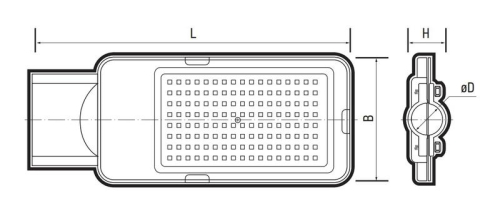 Светильник светодиодный PSL 08 80Вт 5000К GR 120град. уличный консольный ДКУ IP65 Pro JazzWay 5045804 фото 6