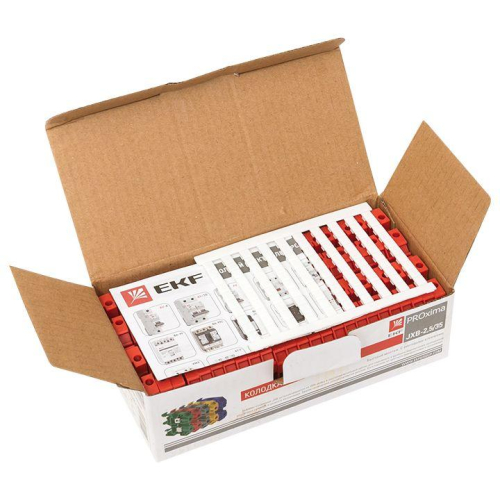 Колодка клеммная JXB-2.5/35 (25а) крас. EKF plc-jxb-2.5/35r фото 6