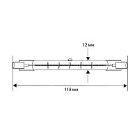 Лампа галогенная J118 300Вт линейная R7s 3000К 240В лин. 118мм Camelion 2936