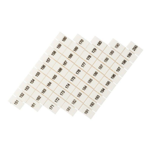 Маркеры для UT/ST/Push-in 4 с нумерацией 150-200 (уп.100шт) EKF zb-st-4-150-200