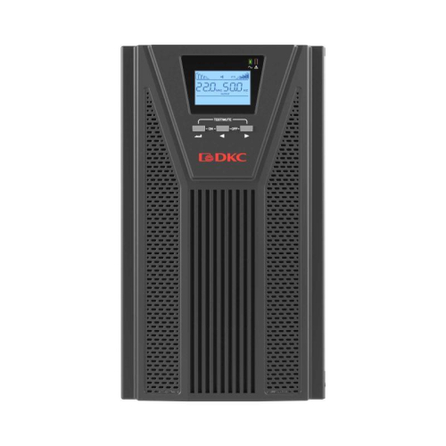 Источник бесперебойного питания онлайн для Small Tower 2000В.А/1800Вт 1/1 4хSchuko EPO USB RS-232 RJ45 без АКБ 7А.ч DKC SMALLT2A0PS фото 4