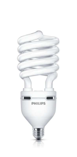 Лампа люминесцентная компакт. Tornado High Lumen 60Вт E27 спиральная 2700К 1CT 4 PHILIPS 929676011701