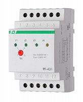 Переключатель фаз PF-431 (с приоритетной фазой; монтаж на DIN-рейке 35мм 3х400/230+N 3х16А IP20) F&F EA04.005.001