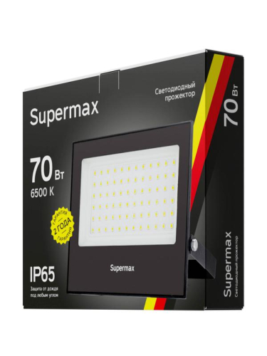 Прожектор светодиодный Supermax SPR 70Вт 6500К 7000лм IP65 КОСМОС S_PR_LED_70 фото 2