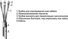 Муфта кабельная концевая 1кВ ПКВТп 5х(70-120мм) без наконечников Михнево 001043