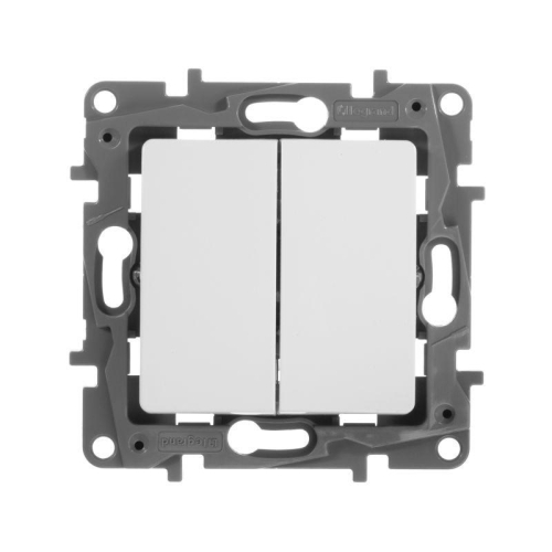 Выключатель 2-кл. СП Etika 10А IP20 250В 10AX безвинтов. зажимы механизм бел. Leg 672202 фото 8