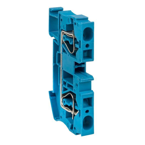Колодка клеммная ST-4 41А пружинная син. EKF plc-jxb-st-4-blue фото 3
