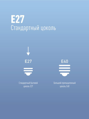 Лампа светодиодная HВтLED 40Вт 220В E27 4500К Космос LksmHWLED40WE2745 фото 3