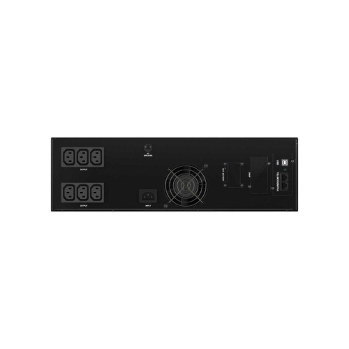 ИБП линейно-интерактивный Info Rackmount Pro 3000ВА/2400Вт 1/1 USB RJ45 6xIEC C13 Rack 3U SNMP/AS400 slot 4х9А.ч DKC INFORPRO3000IN фото 5