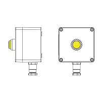 Пост управления взрывозащищенный из полиэстера CPE-P-03-(1xLY(250))-1xKH2MHK(C)1Ex d e IIC Т5 Gb / Ex tb IIIC T95град.C Db IP66/КЗ DKC 2231.031.22.1218