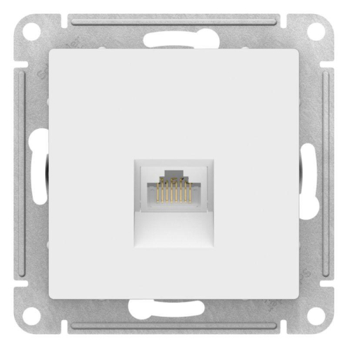 Розетка компьютерная AtlasDesign RJ45 кат.5E механизм лотос SE ATN001383 фото 2