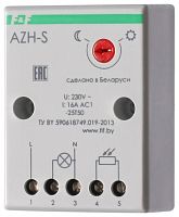 Фотореле AZH-S (выносной фотодатчик IP-65 монтаж на плоскость 230В 16А 1НО IP20) F&F EA01.001.007