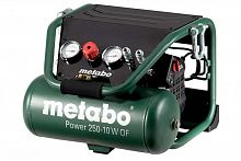 Компрессор безмасляный Power 250-10 W OF 1.5кВт 10л 220/м Metabo 601544000