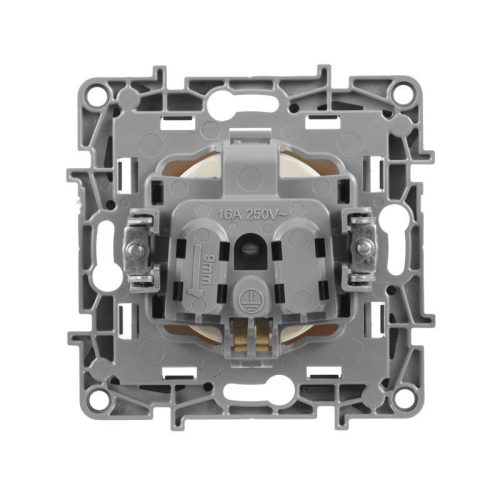 Розетка 1-м СП Etika 16А IP20 250В 2P+E с заземл. немецк. стандарт винтов. клеммы механизм сл. кость Leg 672321 фото 5