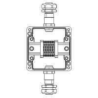 Коробка взрывозащищенная клеммная из полиэстера TBE-P-03-(6xCBC.2)-1xKAEPM2MHK-20(A)-1xKAEPM2MHK-20(C)1Ex e IIC Т5 Gb / Ex tb IIICT95град.C Db IP66/КЗ DKC 1231.031.22.11B