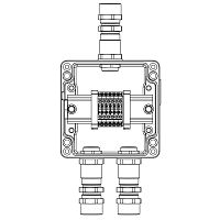 Коробка взрывозащищенная клеммная из алюминия TBE-A-12-(6xCBC.2)-2xKA2MHK(A)-1xKA2MHK(C)1Ex e IIC Т5 Gb / Ex tb IIIC T95град.C Db IP66 DKC 1201.121.22.121B