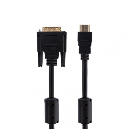 Шнур HDMI - DVI-D gold 3м с фильтрами Rexant 17-6305 фото 2