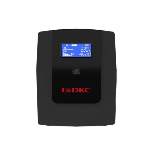 Источник бесперебойного питания ИБП Info LCD 1500В.А Schuko (3) USB + RJ45 DKC INFOLCD1500S фото 2