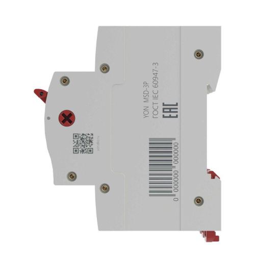 Выключатель нагрузки модульный 3п 63А MSD YON MSD-3P63 фото 3
